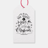 Weihnachts-Express-Sonderlieferung Geschenkanhänger (Rückseite)