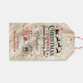 Weihnachts-Express-Sonderzustellung Geschenkanhänger (Vorderseite (Horizontal))