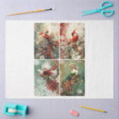 Weihnachts-extravagante Federn Seidenpapier (Basteln)