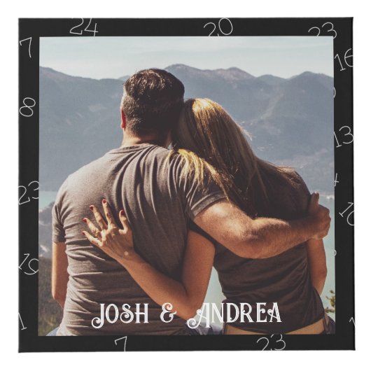 Weihnachts Familie Foto Cube 4 Foto, Countdown Würfel (Rechts)