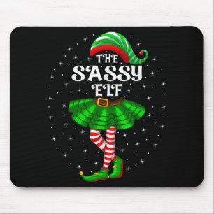 Weihnachts-Familien-Matching-Frauen-Mädchen-Mutter Mousepad