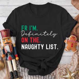 Weihnachts-Familien-Matching Lustige Ungezogene Li T-Shirt