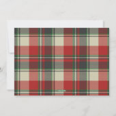 Weihnachts-Familienfoto-Karte Feiertagskarte (Rückseite)