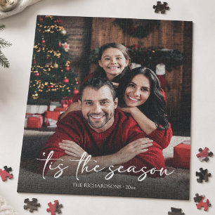Weihnachts-Familienfoto Puzzle