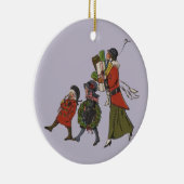 Weihnachts-Familienspass Keramik Ornament (Rechts)