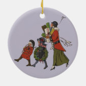 Weihnachts-Familienspass Keramik Ornament (Hinten)