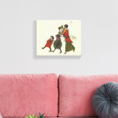 Weihnachts-Familienspass Leinwanddruck (Insitu (Wohnzimmer))