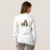 Weihnachts-Familienspass T-Shirt (Schwarz voll)