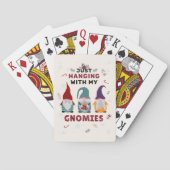 Weihnachts-Familienspiele mit meinen Gnomen Spielkarten (Rückseite)