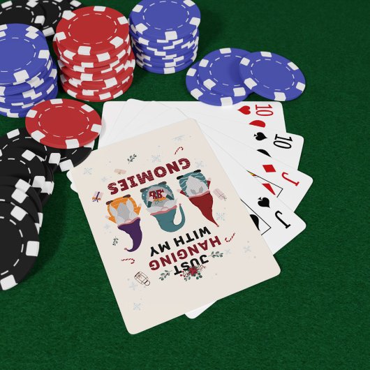 Weihnachts-Familienspiele mit meinen Gnomen Spielkarten