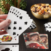 Weihnachts-Fantasie : Romantische Holiday Poker Ca Spielkarten (In Situ)
