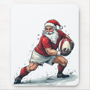 Weihnachts Fantasy Football Spiel Weihnachtsmann Mousepad