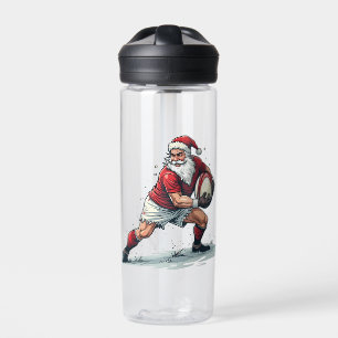 Weihnachts Fantasy Football Spiel Weihnachtsmann Trinkflasche