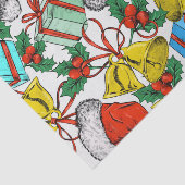 Weihnachts-farbiges Geschenk Yellow Xmas Bell Feri Seidenpapier (Ausschnitt)