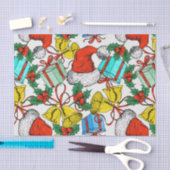 Weihnachts-farbiges Geschenk Yellow Xmas Bell Feri Seidenpapier (Handwerk)