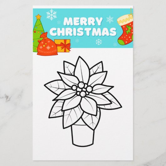 Weihnachts-Farbseiten! Flyer (Hinten)