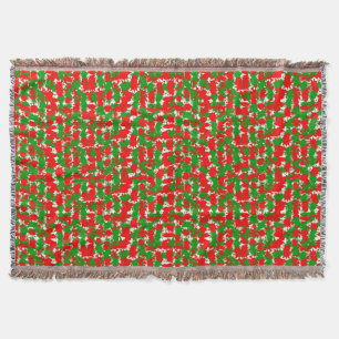 Weihnachts-Farbspritzer Decke