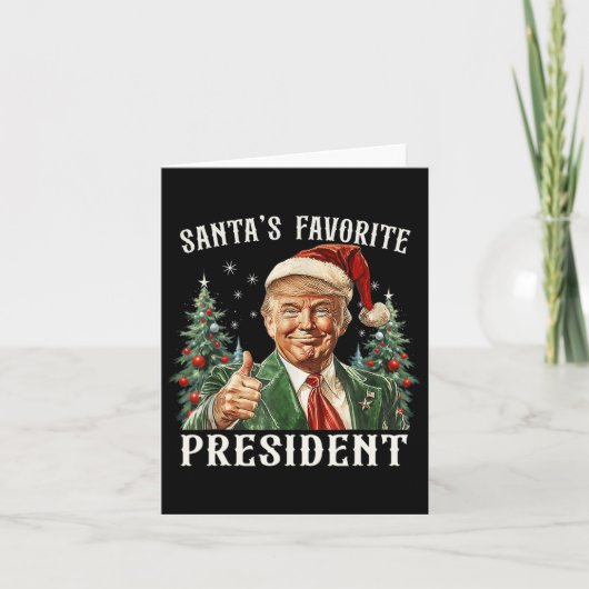 Weihnachts-Favorit Funny Trump Weihnachten X Karte (Vorderseite)