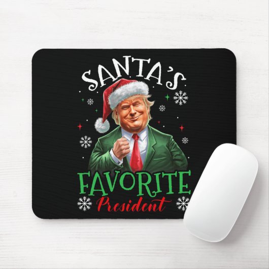 Weihnachts-Favorit Funny Trump Weihnachten X Mousepad (Mit Mouse)