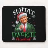 Weihnachts-Favorit Funny Trump Weihnachten X Mousepad (Vorne)