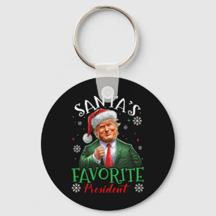 Weihnachts-Favorit Funny Trump Weihnachten X Schlüsselanhänger