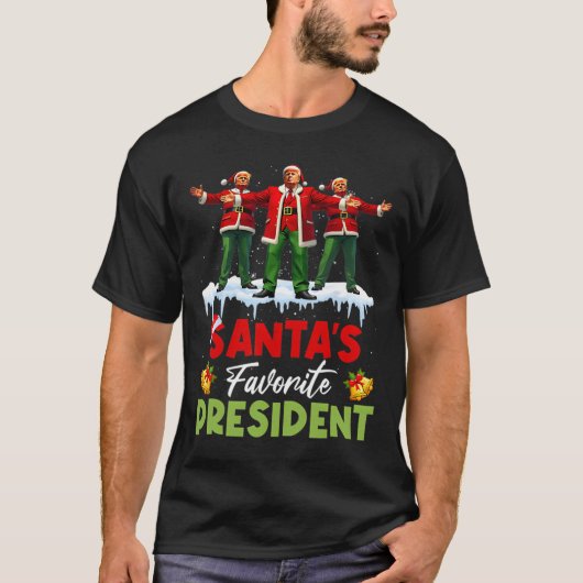 Weihnachts-Favorit Funny Trump Weihnachten X T-Shirt (Vorderseite)
