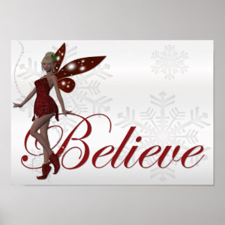 Weihnachts-Fee 3 - Feiertagsausdruck Poster