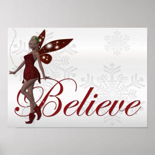 Weihnachts-Fee 3 - Feiertagsausdruck Poster (Vorne)