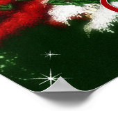 Weihnachts-Fee 3 - Frohe Weihnachtsdrucke Poster (Ecke)