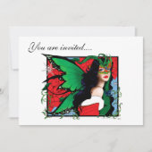 Weihnachts-Fee Einladung (Vorderseite)