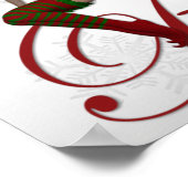 Weihnachts-Fee glaubt Design 1 Fantasy Print Poster (Ecke)