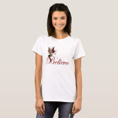 Weihnachts-Fee glaubt Design 1 Fantasy-T - Shirt (Vorne ganz)