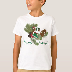 Weihnachts-Fee und Eichhörnchen-Geschenk Shirt