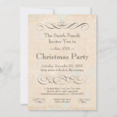 Weihnachts-Feier Die Jahreszeit zum Jolly Einladung (Rückseite)