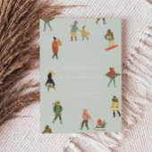 Weihnachts-Feier für die Moderne Einladung