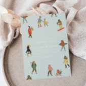 Weihnachts-Feier für die Moderne Einladung