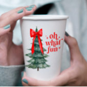 Weihnachts-Feier Oh, was Spaß Pappbecher