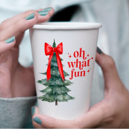 Weihnachts-Feier Oh, was Spaß Pappbecher