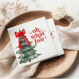 Weihnachts-Feier Oh, was Spaß Serviette