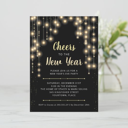 Weihnachts-Feierabend Einladung (Stehend Vorderseite)