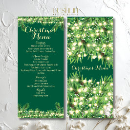 Weihnachts-Feierabend oder Veranstaltung Menükarte