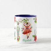Weihnachts-Feiertag Das Nutcracker Ballet Blue Tasse (Zentrum)