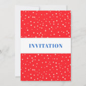 Weihnachts-Feiertag Es ist kalt draußen Einladung (Rückseite)