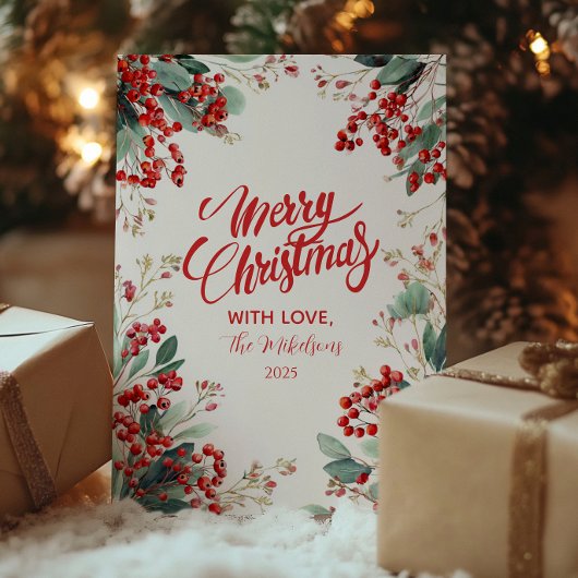 Weihnachts-Feiertage Feiertagskarte