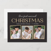 Weihnachts-Feiertage Fotokarte Postkarte (Vorne/Hinten)