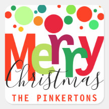 Weihnachts-Feiertage Moderne Skriptfamilie Name