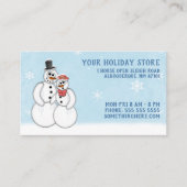 Weihnachts-Feiertage-Store Visitenkarten Visitenkarte (Vorderseite)