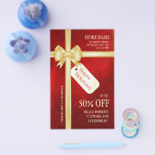 Weihnachts-Feiertage Verkauf Flyer (Einzeln)