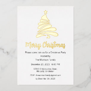 Weihnachts-Feiertags-Folien-Postkarte, Weihnachtse Folien Feiertagskarte