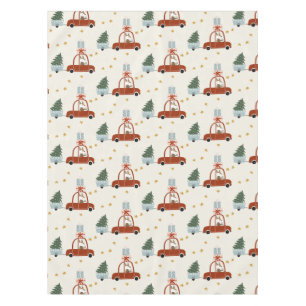 Weihnachts-Feiertags-Tischdecke Tier-Illustration Tischdecke